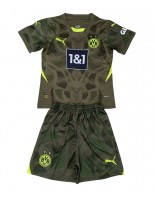 Borussia Dortmund Brankářské Venkovní dres pro děti 2024-25 Krátký Rukáv (+ trenýrky)